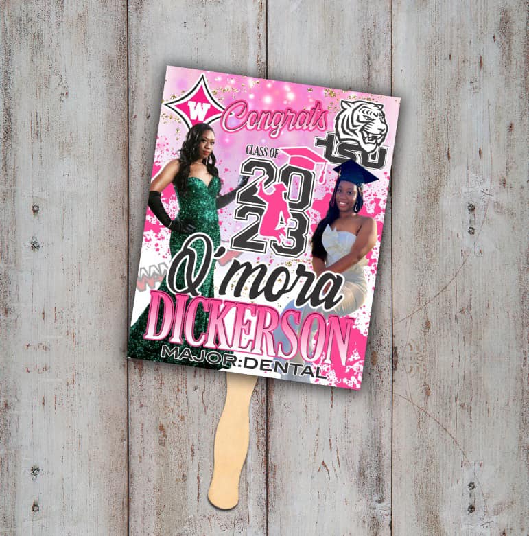 CUSTOM GRADUATION FANS