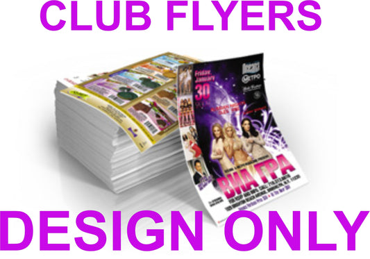 Digital Flyer Design - DESIGN ONLY