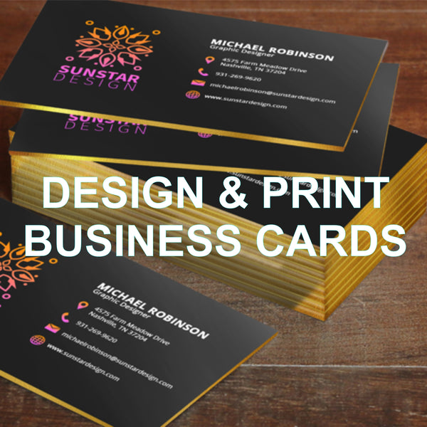 DESIGN & PRINT - Business Cards