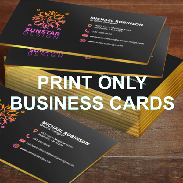 PRINT ONLY - Business Cards